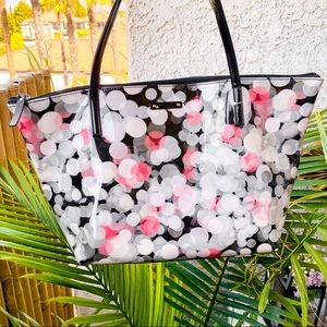 Kate spade cherry terrace large tote bag patent